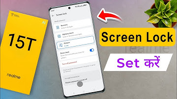 Realme 15T 5g Screen Lock Setting | How to Change Pattern Lock in realme 15t