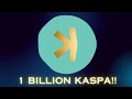 We have a NEW KASPA BILLIONAIRE!