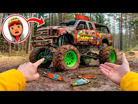 FIRST Start of Abandoned MONSTER TRUCK | POV Test Driving MONSTER TRUCK from SUBWAY SURFERS
