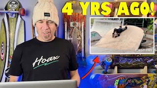 REACTING TO MY FIRST EVER SKATE CHANNEL VIDEO