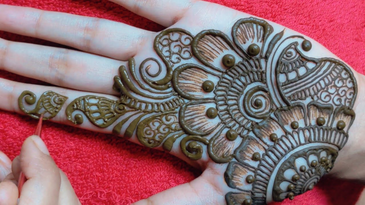 Beautiful Palm Mehndi Design for Beginners: A Stunning Collection-atpcosmetics.com.vn