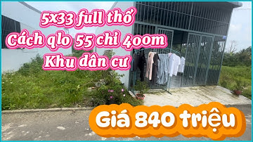 5x33 full thổ tại thôn 12 Lộc Thành🔝ngay khu dân cư.Cách quốc lộ chỉ 400m🔝giá siêu tốt chỉ 840 triệu