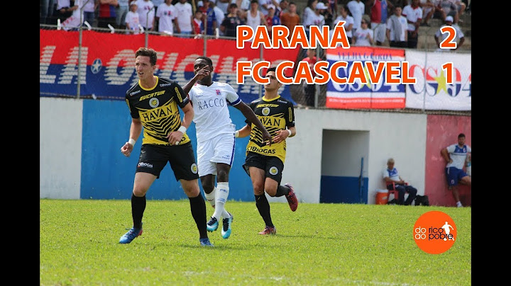 [VT] PARANÁ CLUBE 2 X 1 FC CASCAVEL [FINAL VOLTA | PARANAENSE 2017 | SUB-19]