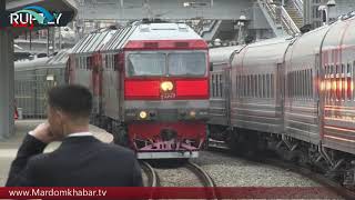 رفتار دیدنی محافظان رهبر کره شمالی در سفر به مسکو