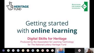 Digital Skills for Heritage: Introduction to online learning