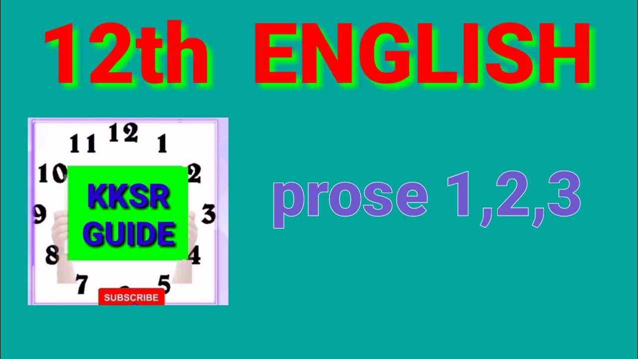 12th English - YouTube