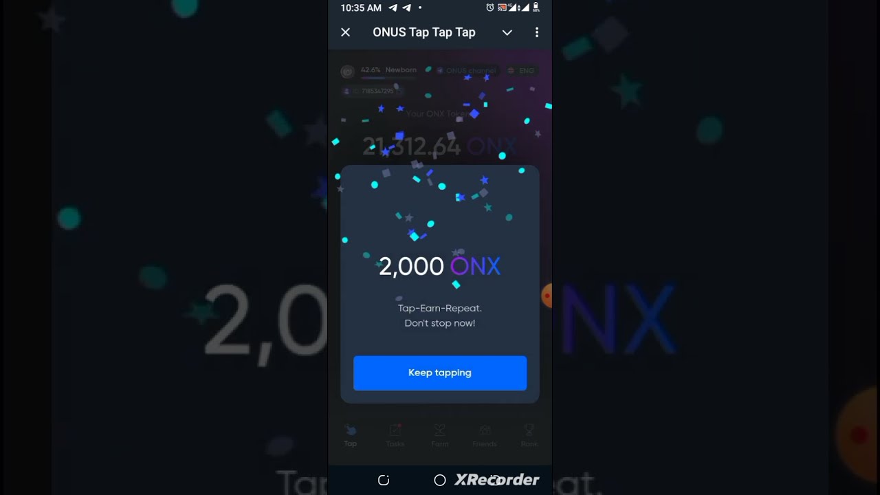 onus Tap Daily code l 3 August onus tap today code l onus Tap code