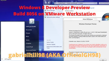 Running Windows 8 Developer Preview (Build 8056) inside Windows XP (VMware Workstation)