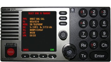 MF/HF radio - ROUTINE alert - coast station