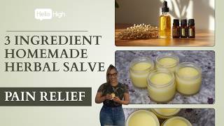🌾 🧘🏽‍♀️ It Actually Works! Homemade Herbal Pain Relief Salve Balm 🛀🏽
