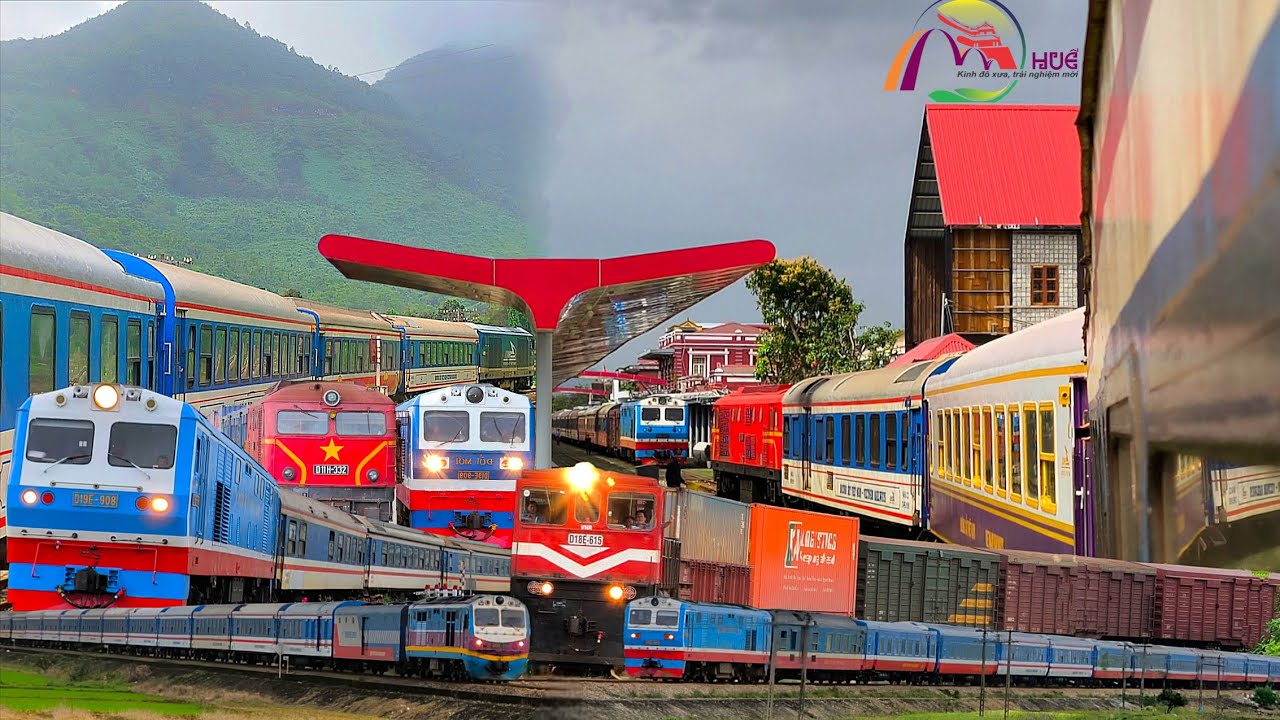 Trải Nghiệm Toa Xe Mới Trên Tàu Di Sản HĐ2 Sang Huế Và Tổng Hợp Các Chuyến Tàu Hỏa Gặp Trên Đường Đi