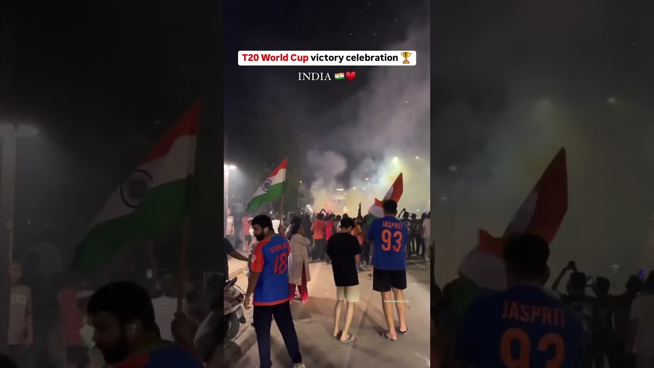 ICC T20 World Cup Champion: INDIA Victory Celebration 