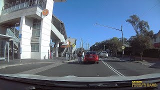 Another day, another crossing drop-off at Quakers Hill Train Station