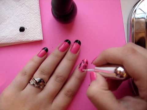 Pink Paradise Nails - YouTube