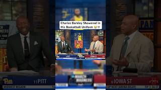 Charles Barkley Showered In His Basketball Uniform