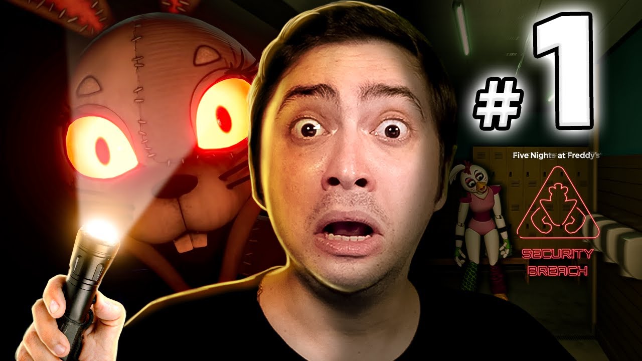 alanzoka jogando Five Nights at Freddy's Security Breach - Parte #1