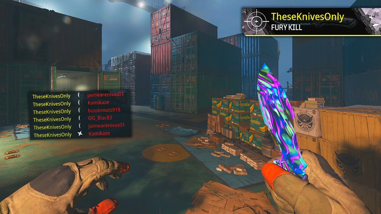 They added SHIPMENT and my KNIVES made a player wish I didn't exist 😂