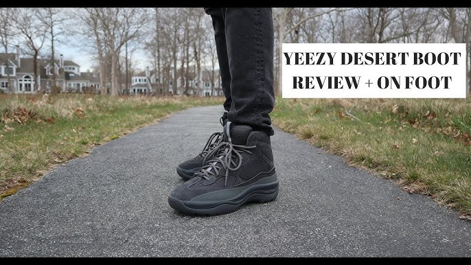 Speciaal Schep straal Yeezy Desert Boot Taupe Review + On Foot !!! - YouTube