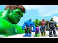 Green Hulk vs Blue Hulk vs Spider Hulk vs Iron Hulk - What If