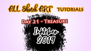 Inktober 2019 | Day 21 - Treasure | All Sketch Art