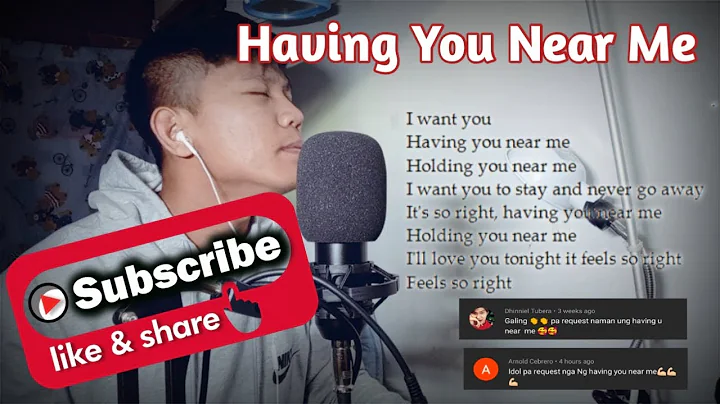 Having You Near Me - Air Supply Cover By Angelo Es...