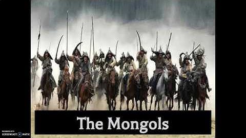 Unit 2 Networks of Exchange The Mongols