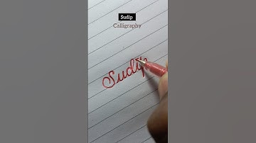 Sudip #calligraphy #shorts #viral