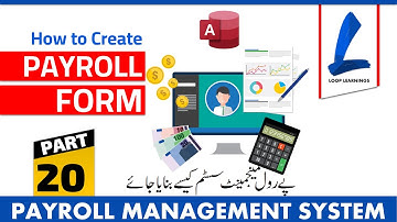 How to Make Payroll Management System Part-20 in Urdu/Hindi | Payroll Form for Payroll