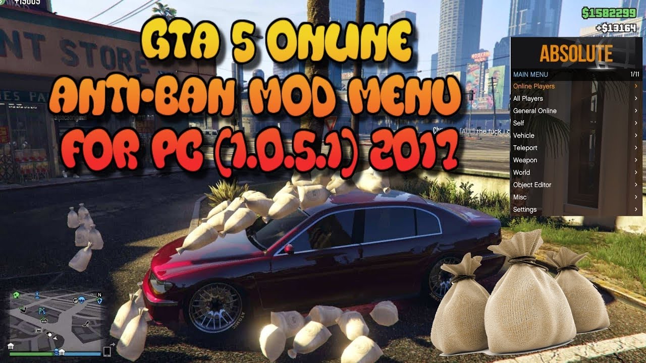 how to install mod menu gta 5 online pc