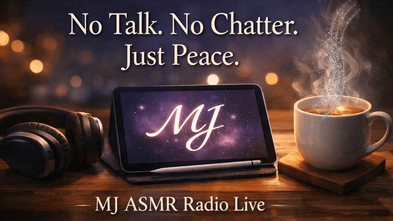 No Talk. No Chatter. Just Peace. 🌙✨ | MJ ASMR Radio Live (Cozy Sleep & Relaxation)