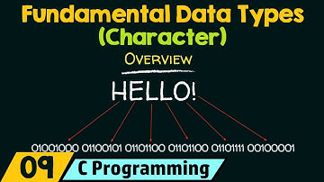 Fundamental Data Types − Character