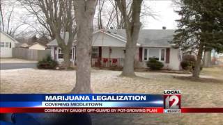 Community caught off-guard by pot-growing plan