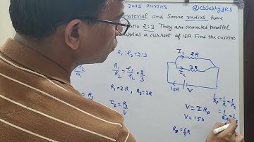 two wires of the same material and the same radius have their lengths in the ratio 2:3 .they are