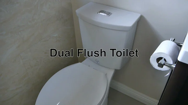 Dual Flush Toilet by American Standard w/ Low & High Power Flushing + Valve / Handle Repair Parts