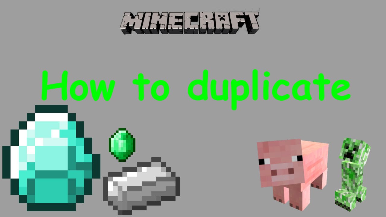 How to duplicate in minecraft Xbox 360 - YouTube