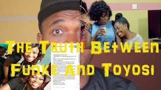 Proof: juliana aka toyosi & funke akindele not friends anymore