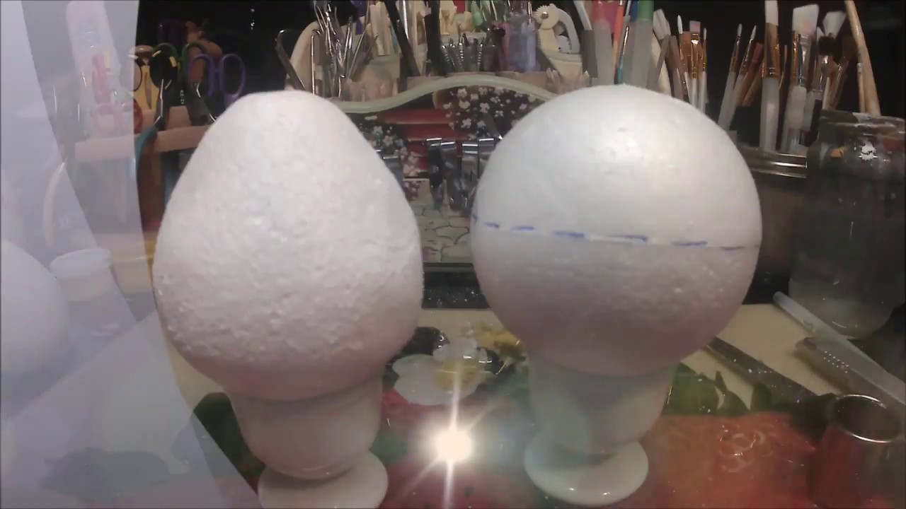 COMO TALLAR UN HUEVO CON 1 ESFERA DE TELGOPOR