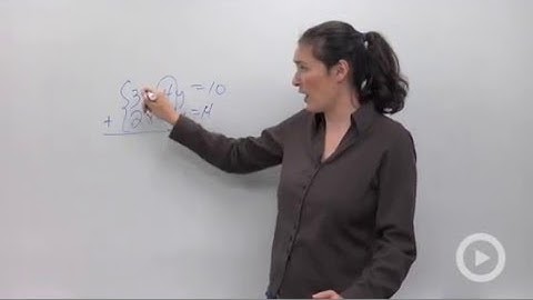 Solving Systems of Equations using Elimination