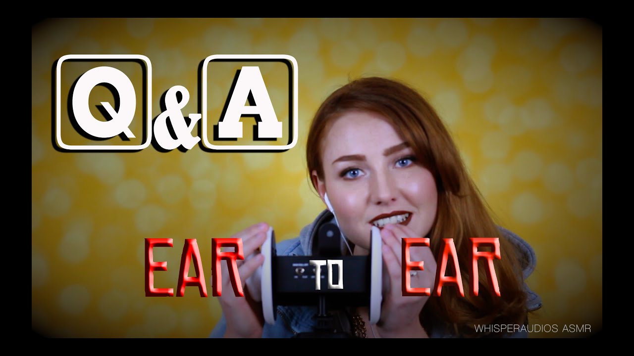 ASMR - Q&A Binaural Ear to Ear Whisper - Winner of 