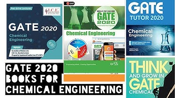 GATE 2020 books for Chemical Engineering | #GATE #GATE2020