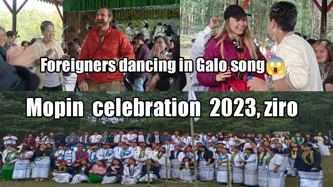 Mopin festival celebration at ziro,lower subansiri // Foreigners attended🫶