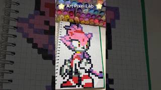 🙂 Blaze sonic Pixel Art 🙂 #pixelartideas #artpixellab #pixelart #sonicthehedgehog #blaze