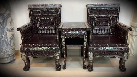 TRƯỜNG KỶ ĐẸP KHẢM ỐC LỐI HUẾ XƯA - Nội Thất Nhà Gỗ - Tủ Bày Đồ - Sập Gụ Tủ Chè - Bàn Ghế Đẹp nhất