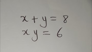 Olympiad Mathematics | Simultaneously solved 