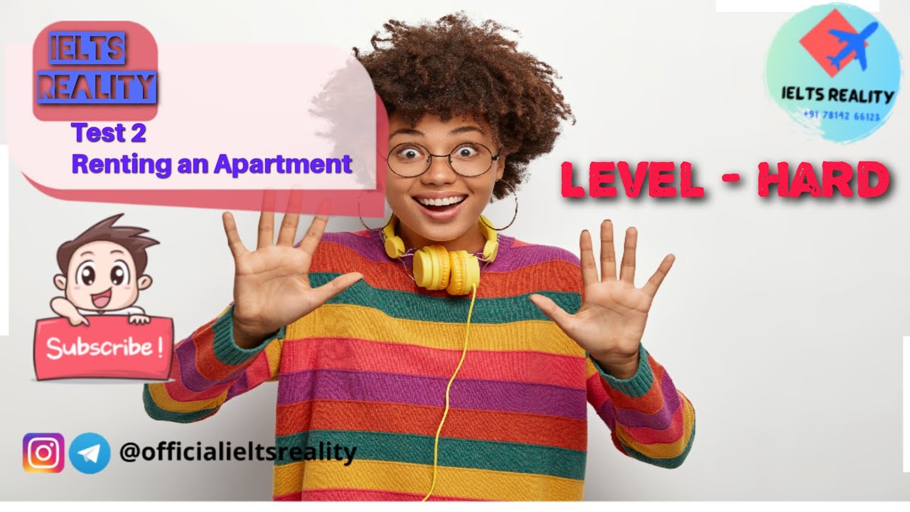 Renting an Apartment // Ielts Listening Test // Ielts Reality YouTube