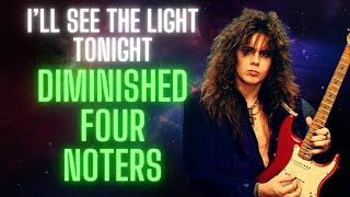 Yngwie Malmsteen 3 note per string diminished motifs