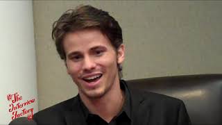 Jason Ritter contrasting his work in comedy and drama.