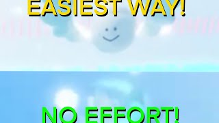 The EASIEST way to get the HALO BADGE in roblox cart ride but your a ball!