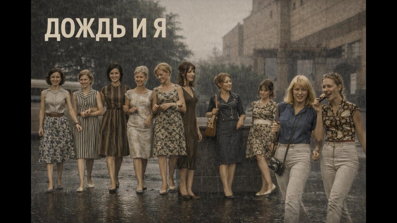 ДОЖДЬ И Я  Rain and Me  Красивые девушки 70 х