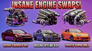 Download Lagu Killer Supra (2JZ) V8 \u0026 Nissan GTR | Dodge SRT | Insane Engine Swaps–Animation MP3